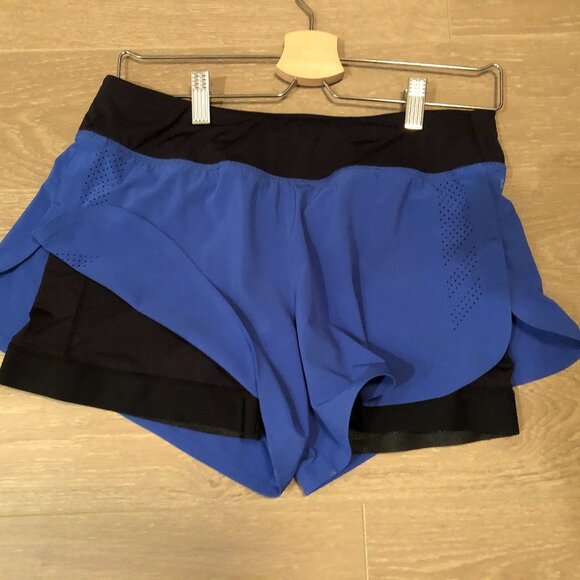 RYU TecLayr Tech Shorts Cobalt Blue + Black Size M - Picture 2 of 10